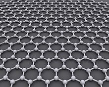 Graphene is an atomic-scale hexagonal lattice made of carbon atoms.